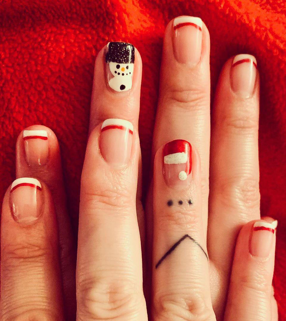 50 Gorgeous Snowman Christmas Nails To Inspire You