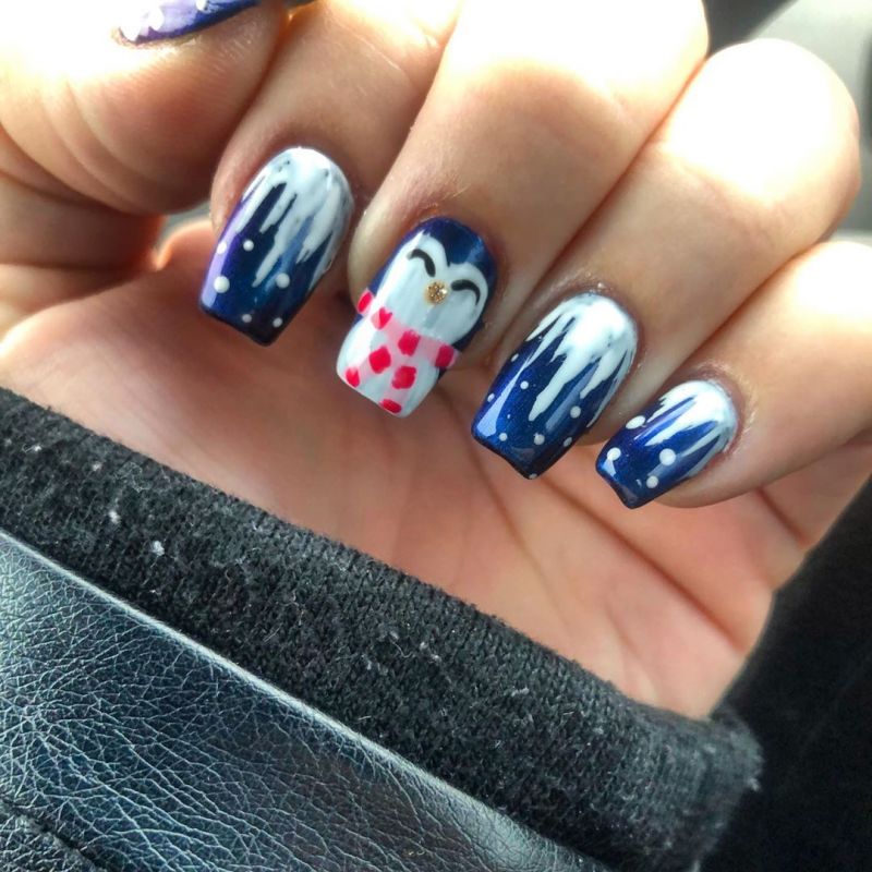 50 Cute Penguin Nails for Winter