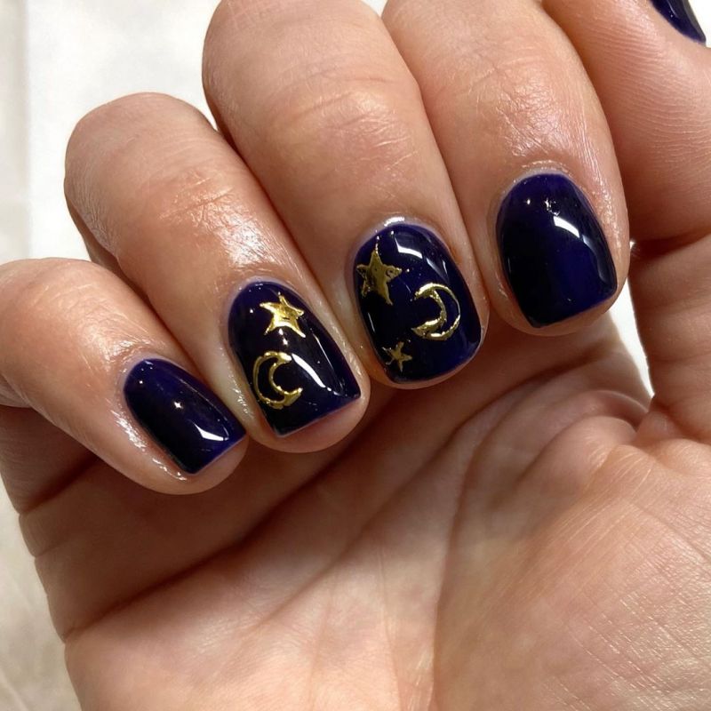 51 Trendy Moon Nail Art Designs You Need To Try