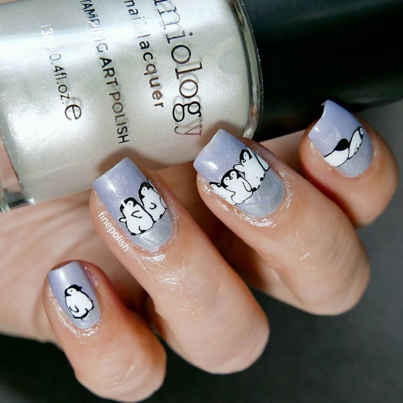 50 Cute Penguin Nails for Winter