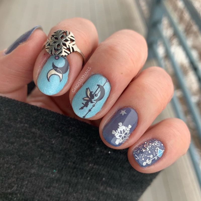 51 Trendy Moon Nail Art Designs You Need To Try