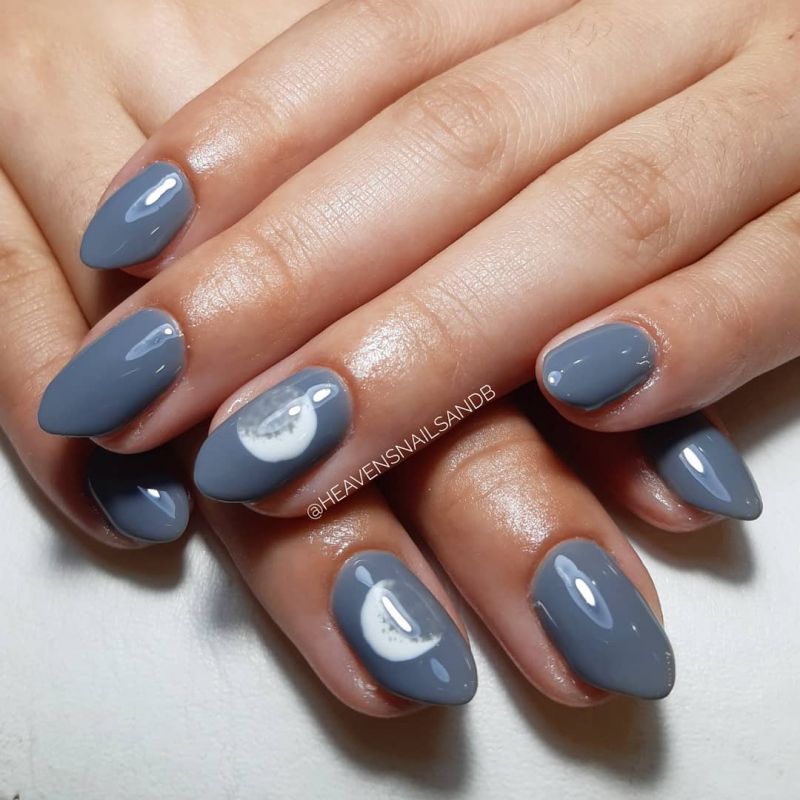 51 Trendy Moon Nail Art Designs You Need To Try