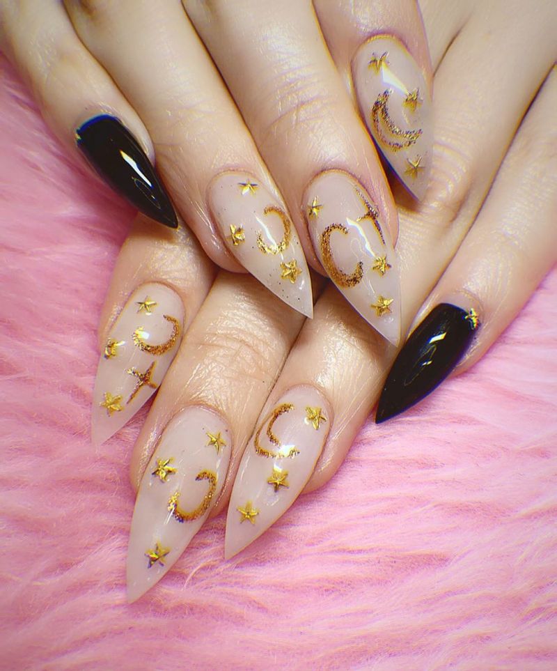 51 Trendy Moon Nail Art Designs You Need To Try