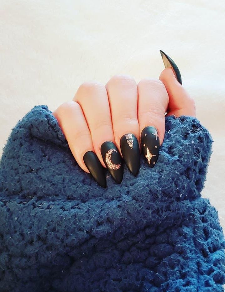 51 Trendy Moon Nail Art Designs You Need To Try