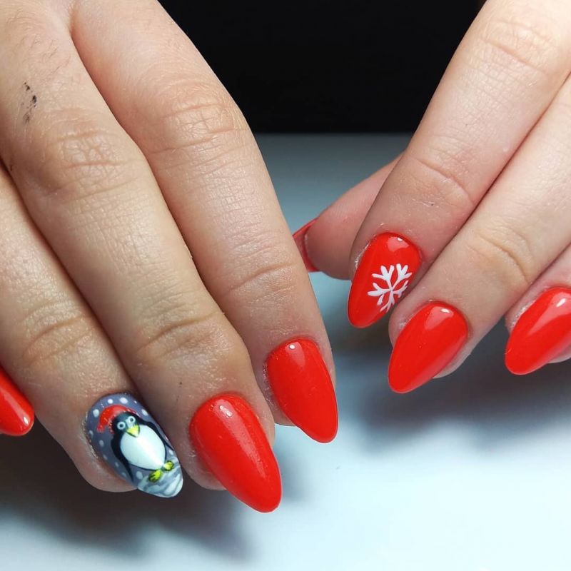 50 Cute Penguin Nails for Winter