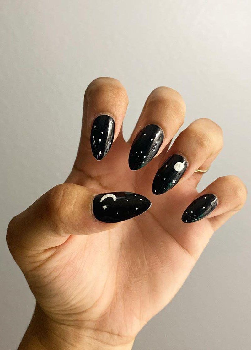 51 Trendy Moon Nail Art Designs You Need To Try