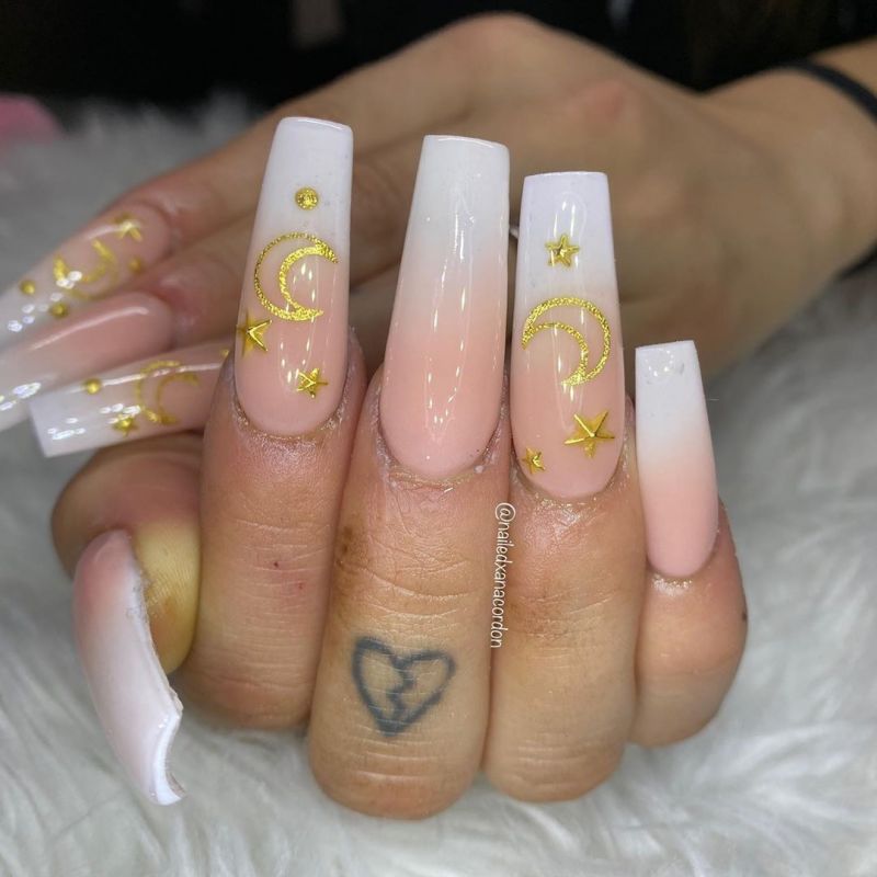 51 Trendy Moon Nail Art Designs You Need To Try