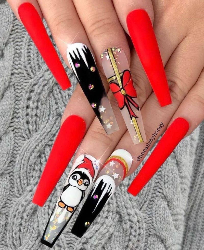 50 Cute Penguin Nails for Winter