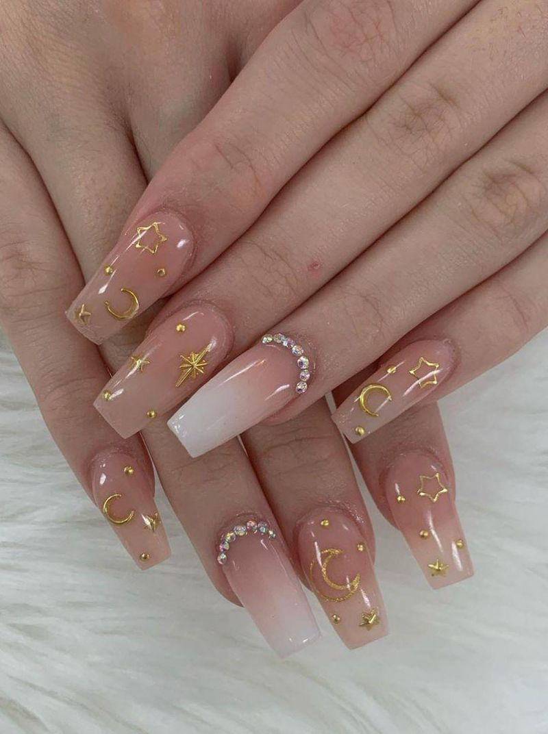 51 Trendy Moon Nail Art Designs You Need To Try