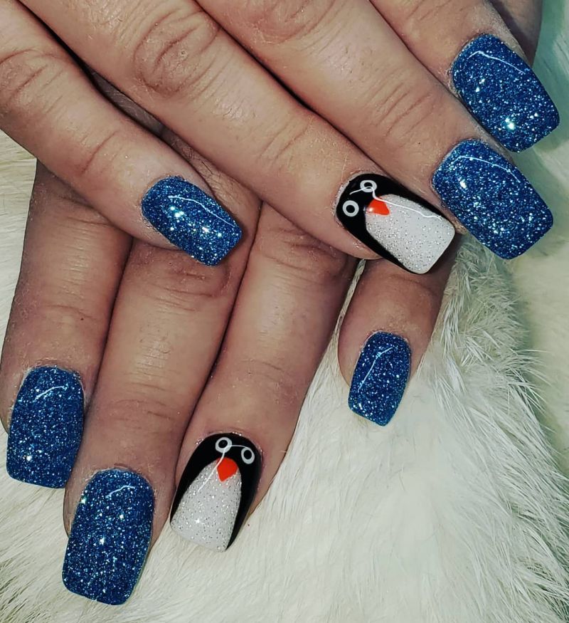 50 Cute Penguin Nails for Winter