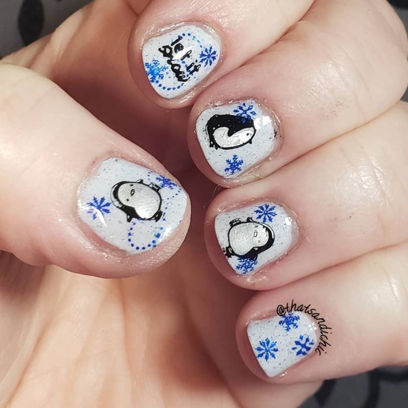 50 Cute Penguin Nails for Winter