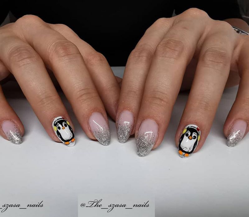 50 Cute Penguin Nails for Winter