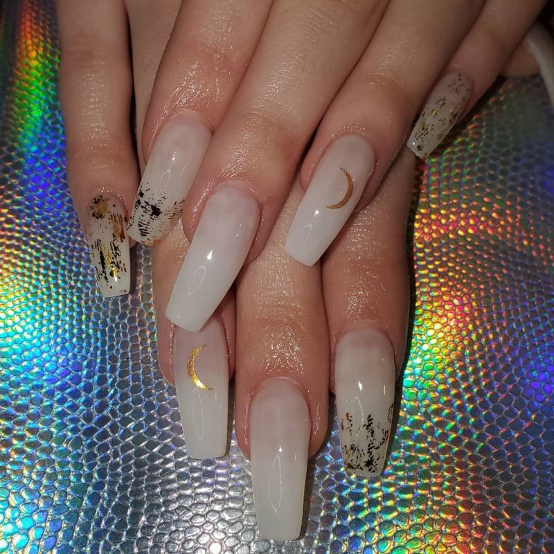 51 Trendy Moon Nail Art Designs You Need To Try