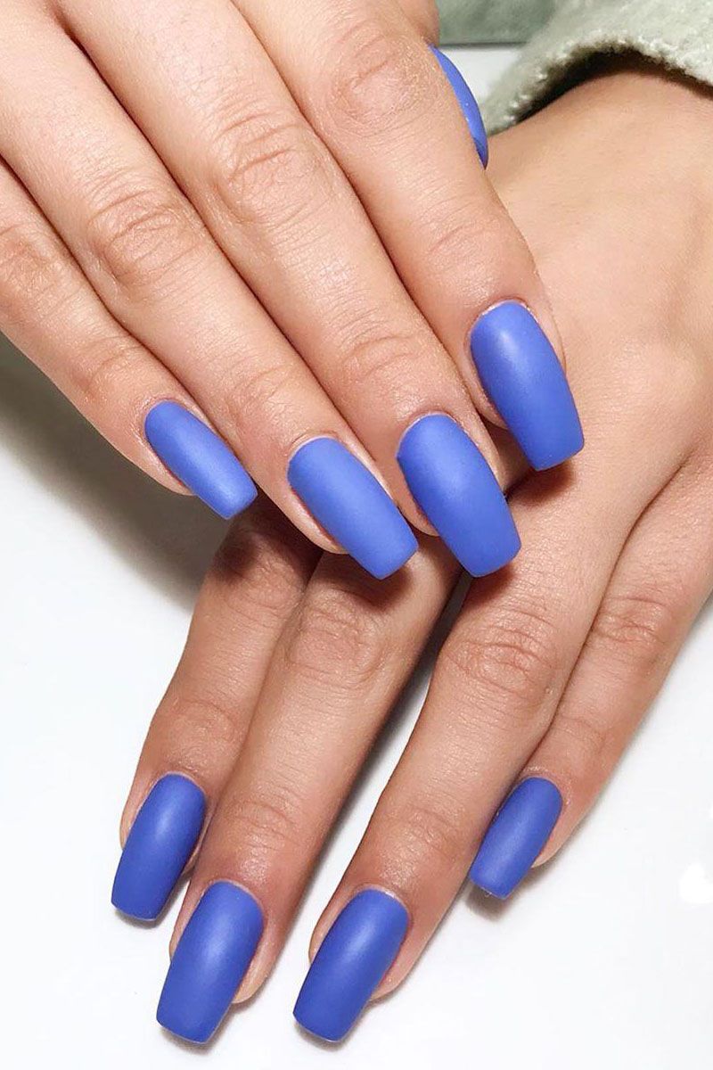 55 Gorgeous Matte Nail Art Designs for Spring You Must Try