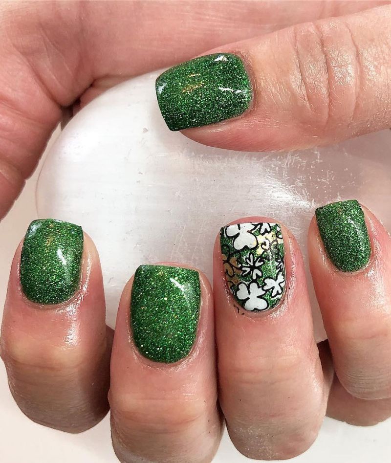 55 Pretty St. Patrick's Day Nails Make You Happy