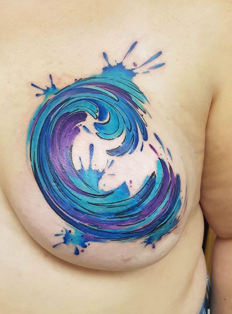 55 Pretty Watercolor Tattoos to Inspire You