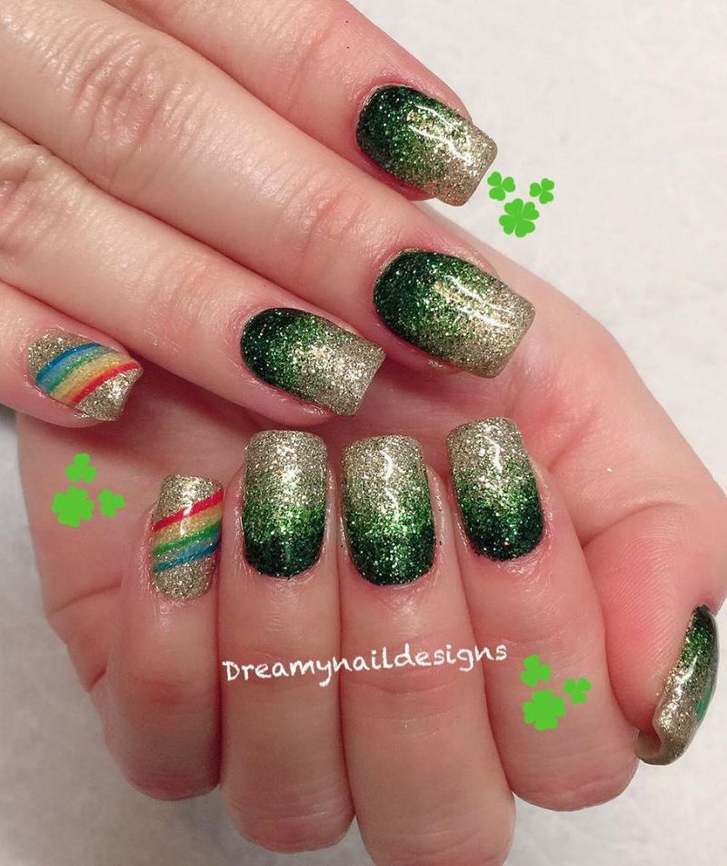 55 Pretty St. Patrick's Day Nails Make You Happy