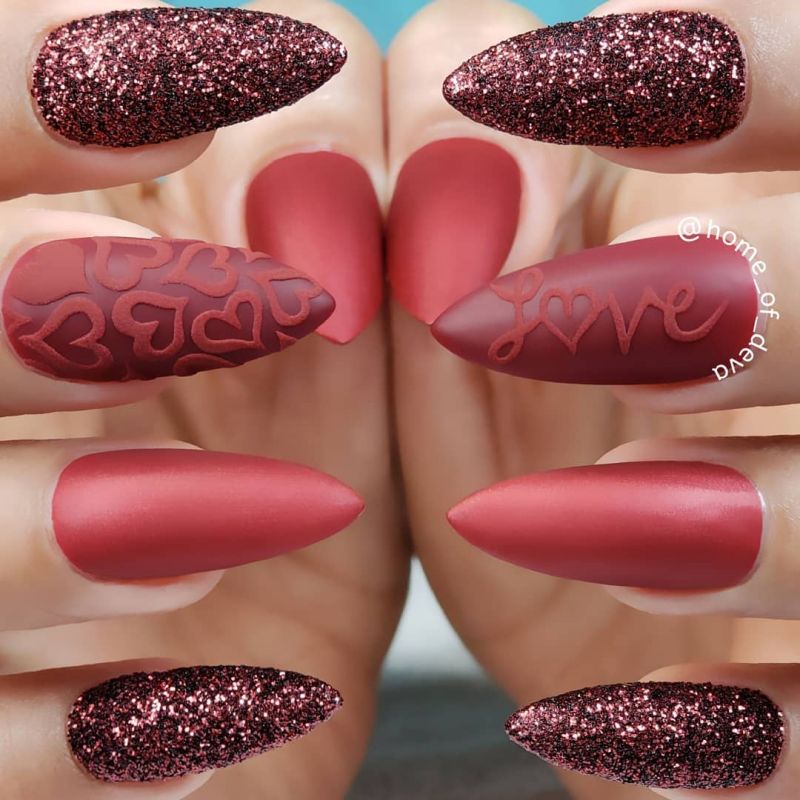 50 Gorgeous Valentine's Day Nail Art Designs Just For You 2022