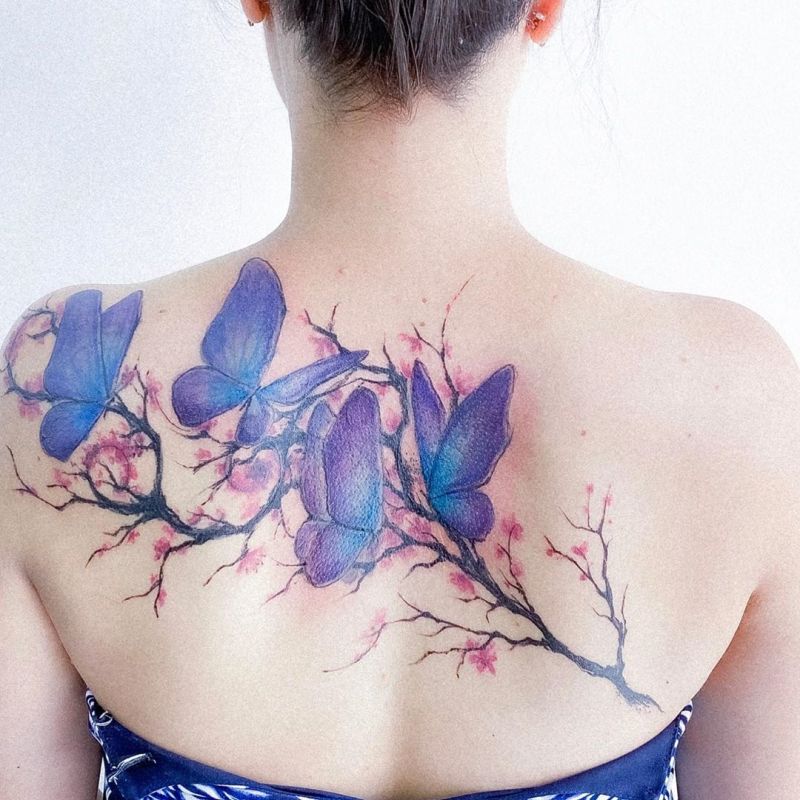 55 Pretty Watercolor Tattoos to Inspire You