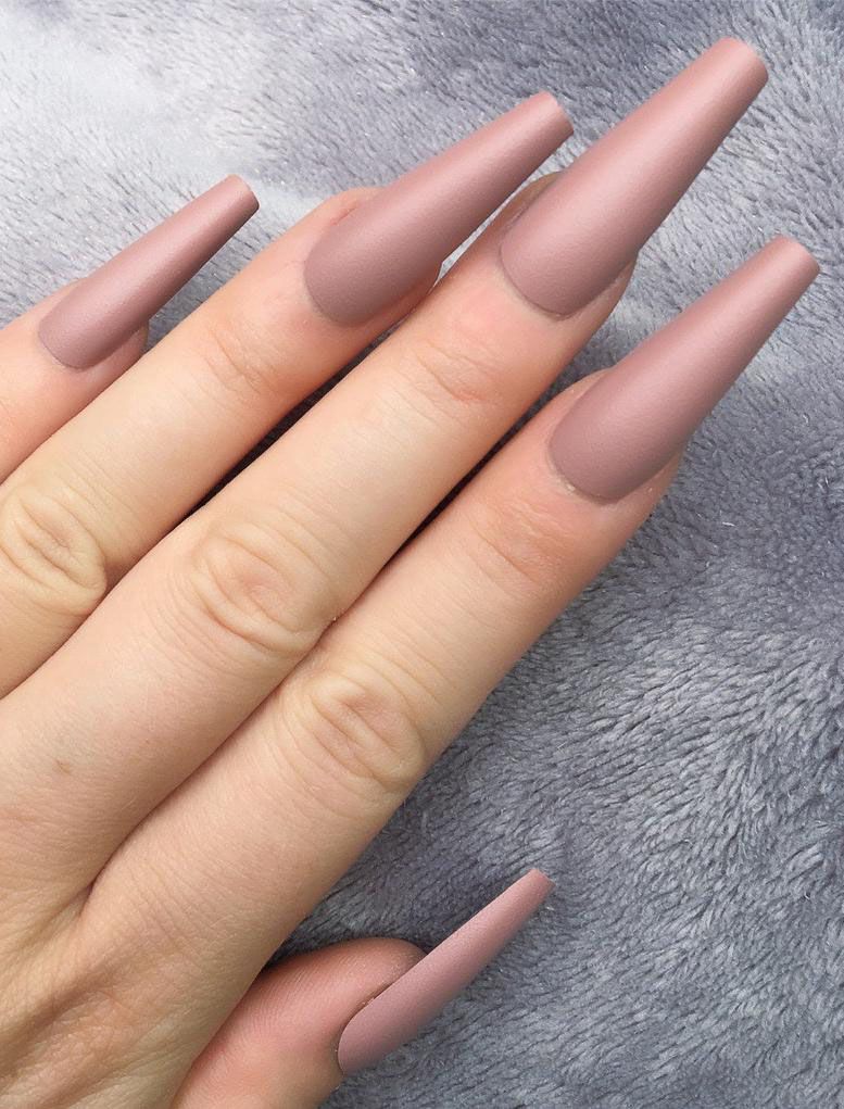 50 Classic Dusty Rose Nails to Fall In Love With