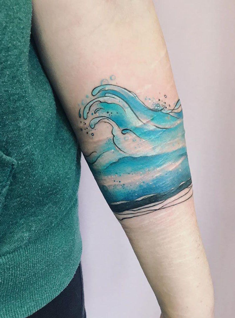 55 Pretty Watercolor Tattoos to Inspire You