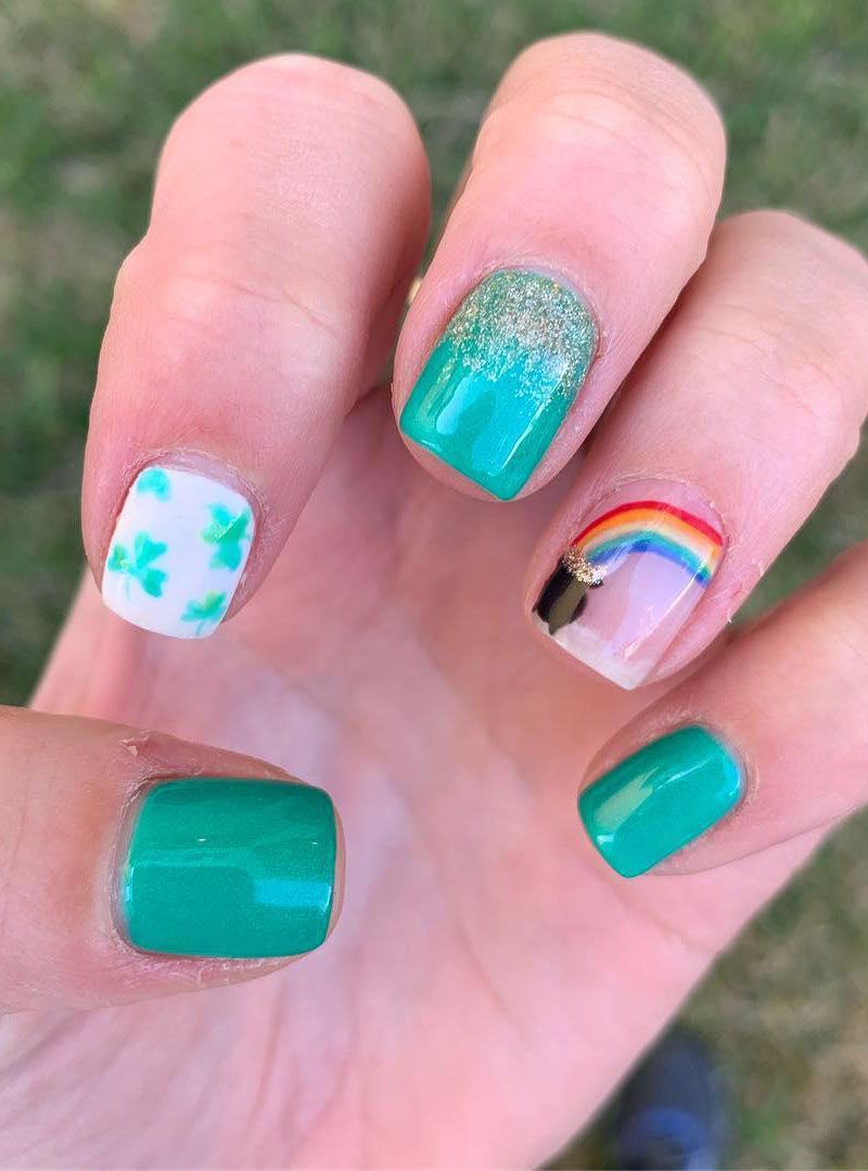 55 Pretty St. Patrick's Day Nails Make You Happy