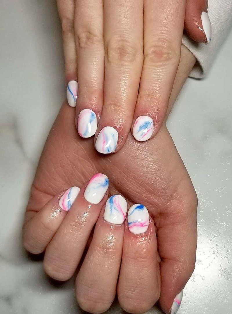 38 Pretty Watercolor Nail Art Designs You Will Love