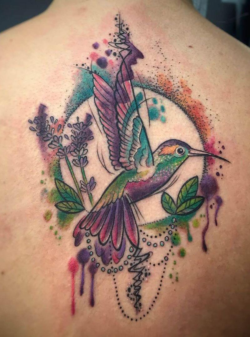 55 Pretty Watercolor Tattoos to Inspire You