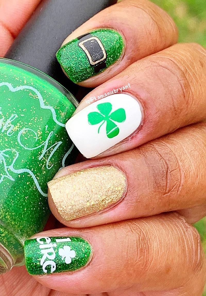 55 Pretty St. Patrick's Day Nails Make You Happy