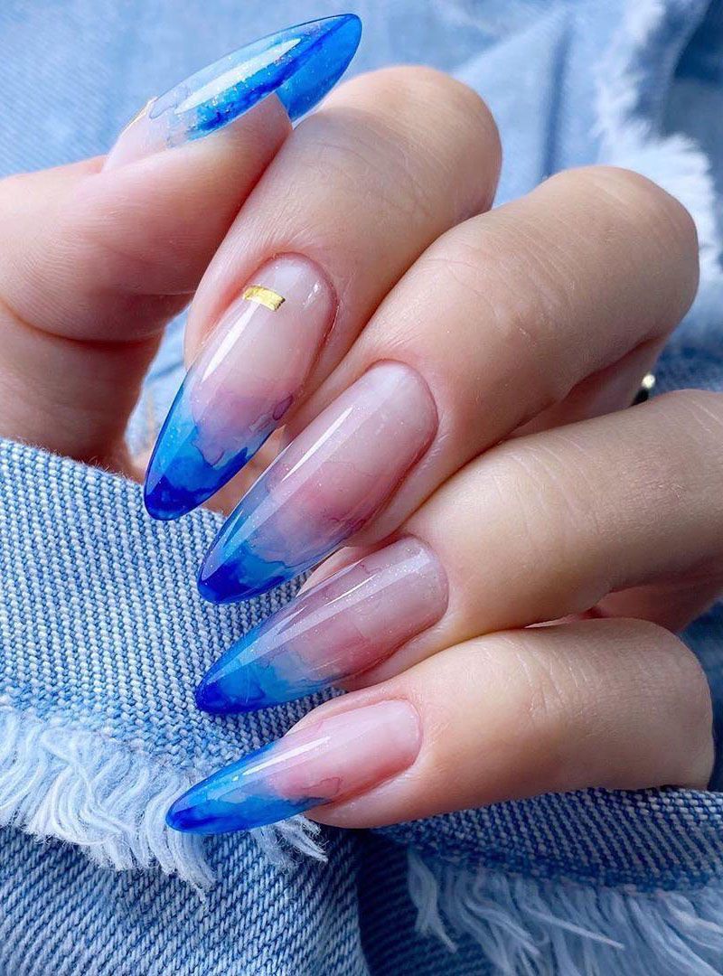 38 Pretty Watercolor Nail Art Designs You Will Love