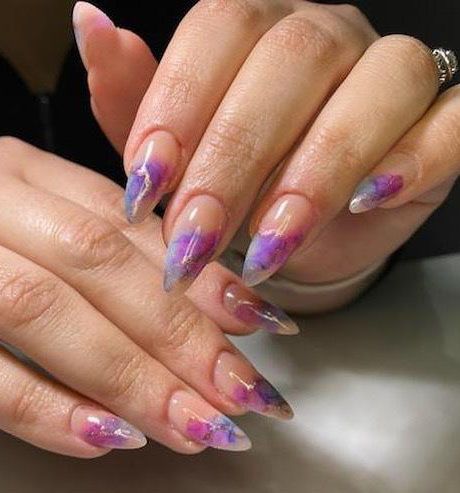 38 Pretty Watercolor Nail Art Designs You Will Love