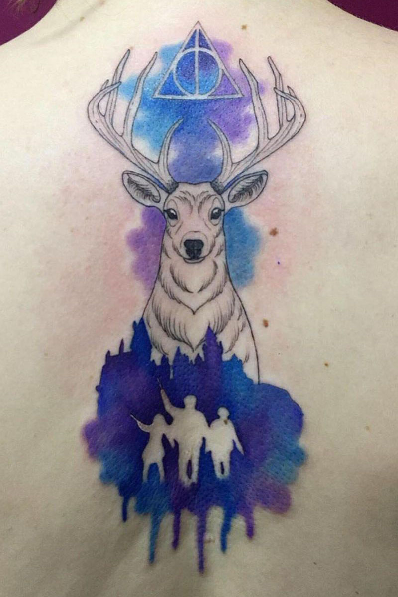 55 Pretty Watercolor Tattoos to Inspire You