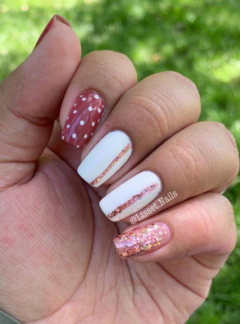 50 Classic Dusty Rose Nails to Fall In Love With