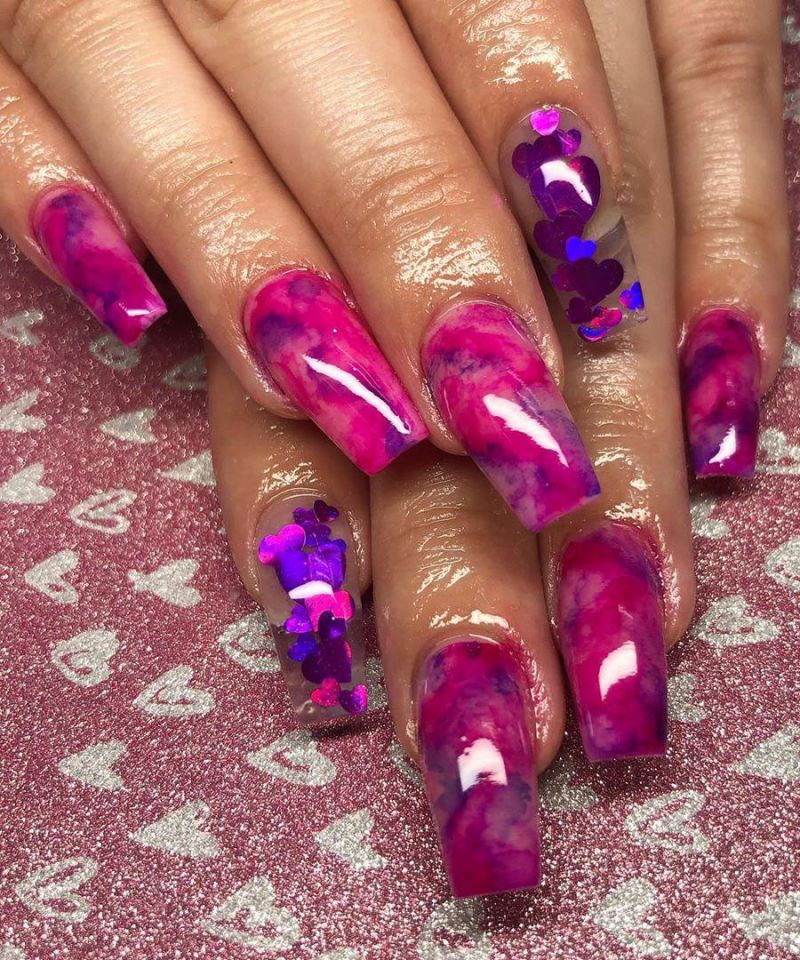 38 Pretty Watercolor Nail Art Designs You Will Love