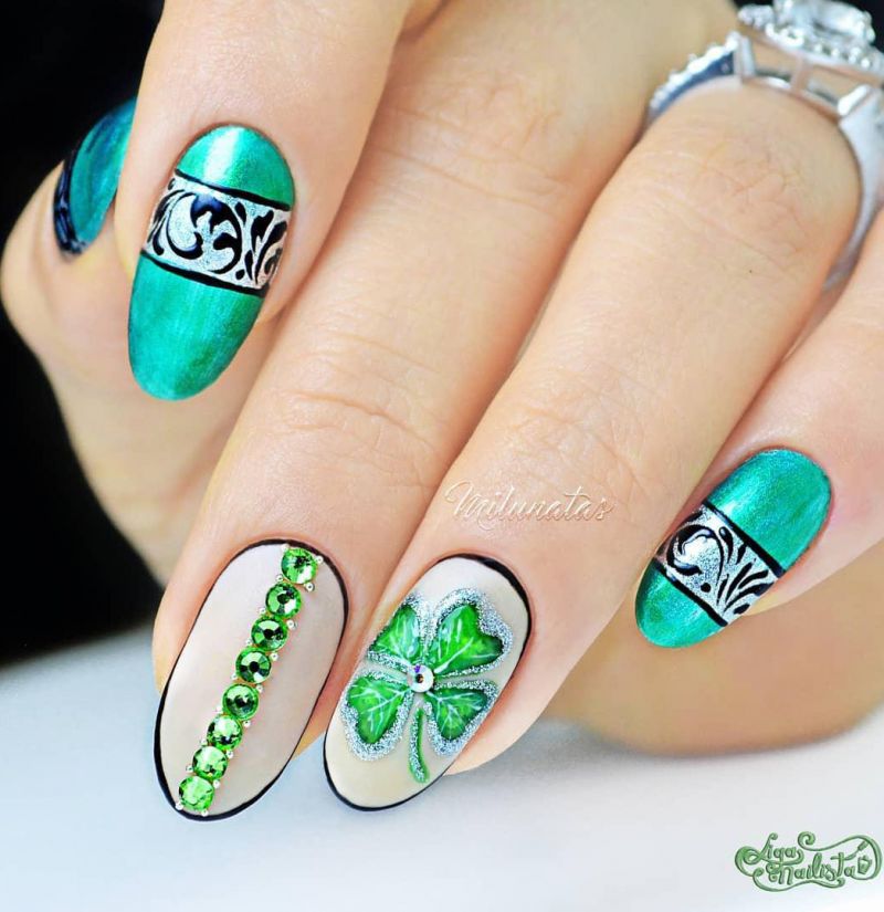 55 Pretty St. Patrick's Day Nails Make You Happy