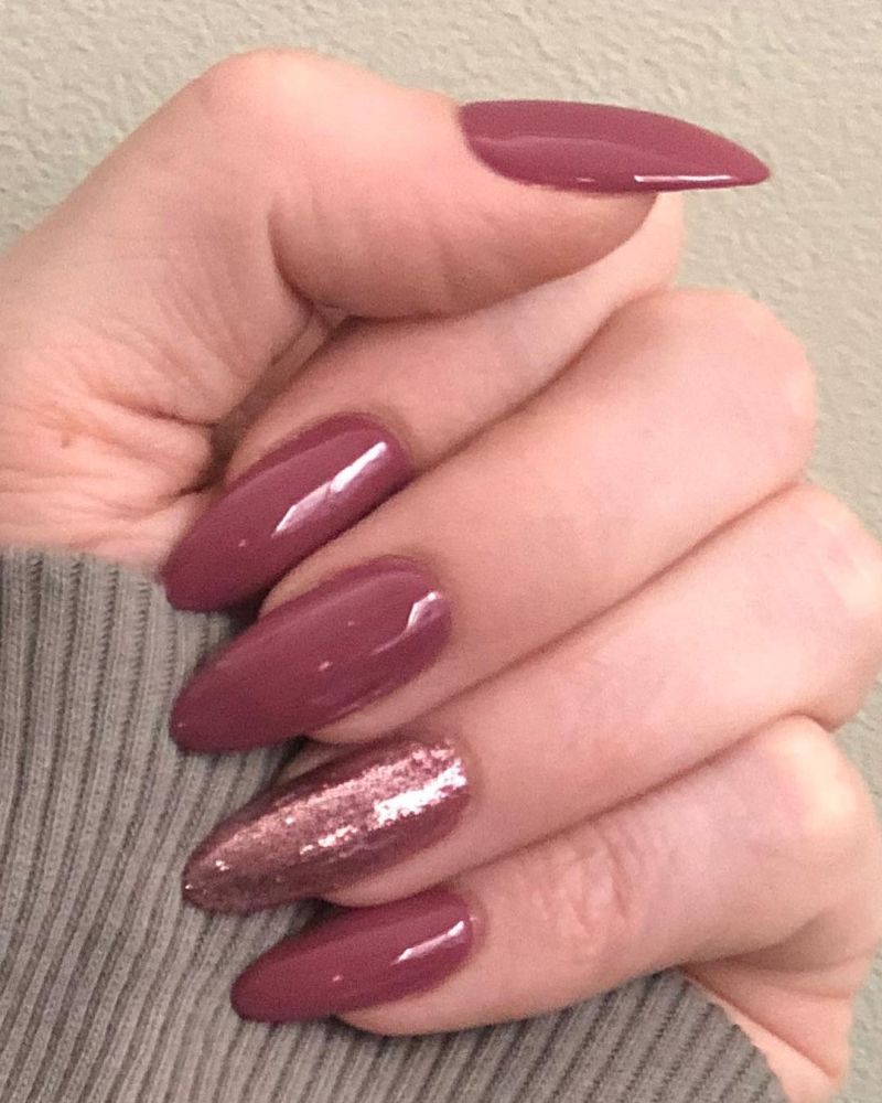 50 Classic Dusty Rose Nails to Fall In Love With