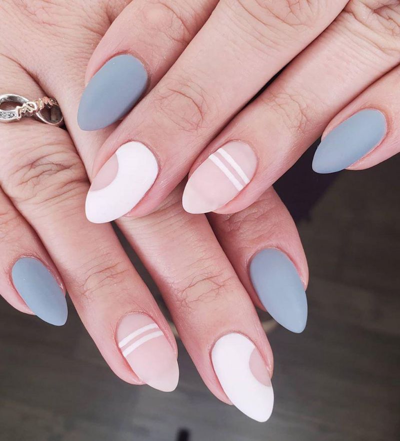 55 Gorgeous Matte Nail Art Designs for Spring You Must Try