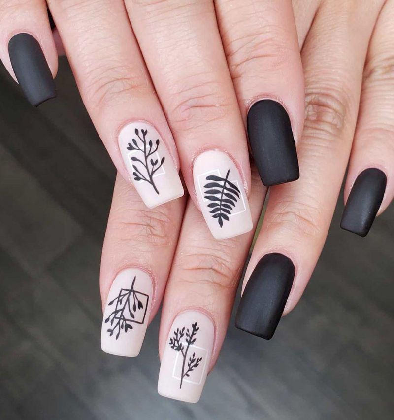 55 Gorgeous Matte Nail Art Designs for Spring You Must Try