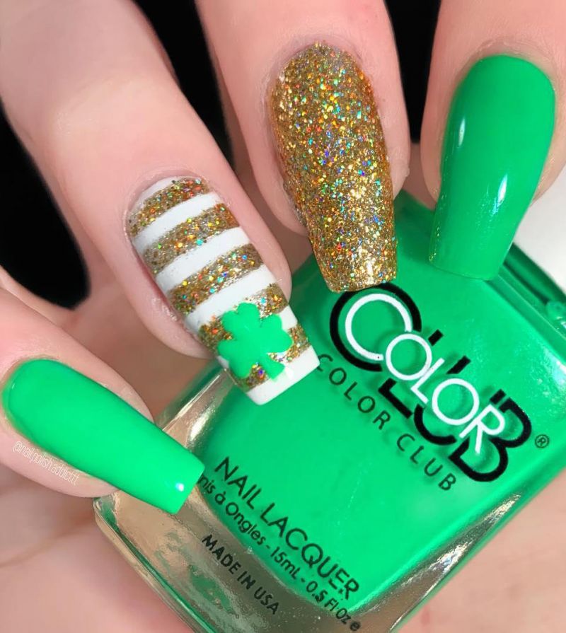 55 Pretty St. Patrick's Day Nails Make You Happy