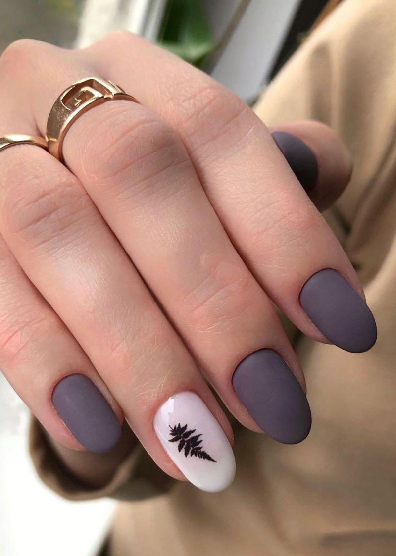 55 Gorgeous Matte Nail Art Designs for Spring You Must Try