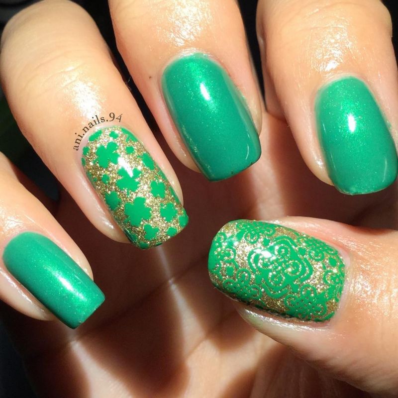 55 Pretty St. Patrick's Day Nails Make You Happy