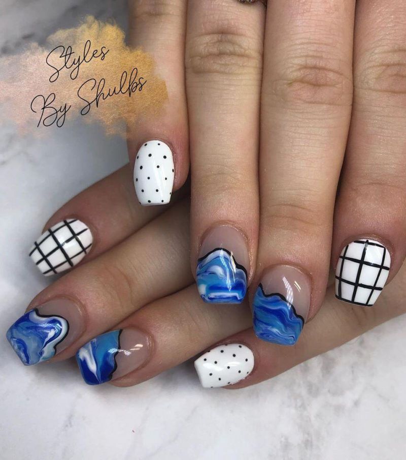 38 Pretty Watercolor Nail Art Designs You Will Love