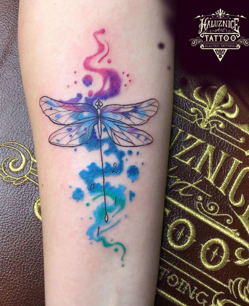 55 Pretty Watercolor Tattoos to Inspire You