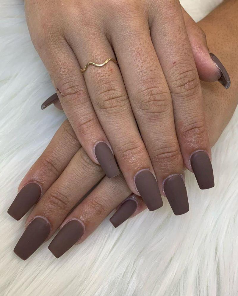 55 Gorgeous Matte Nail Art Designs for Spring You Must Try