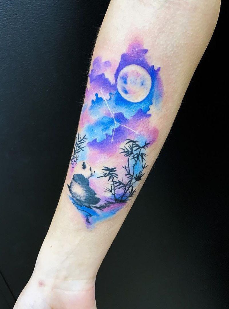 55 Pretty Watercolor Tattoos to Inspire You