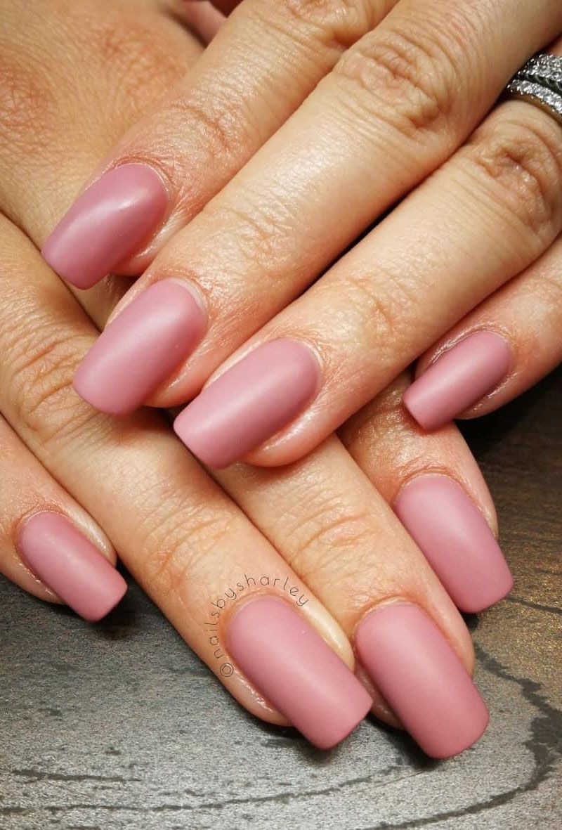 50 Classic Dusty Rose Nails to Fall In Love With