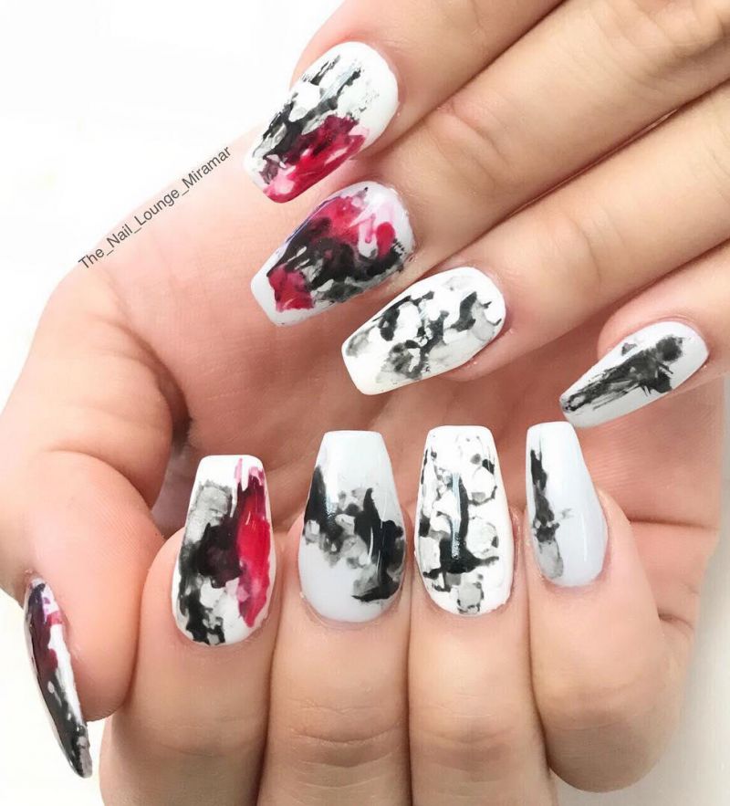 38 Pretty Watercolor Nail Art Designs You Will Love