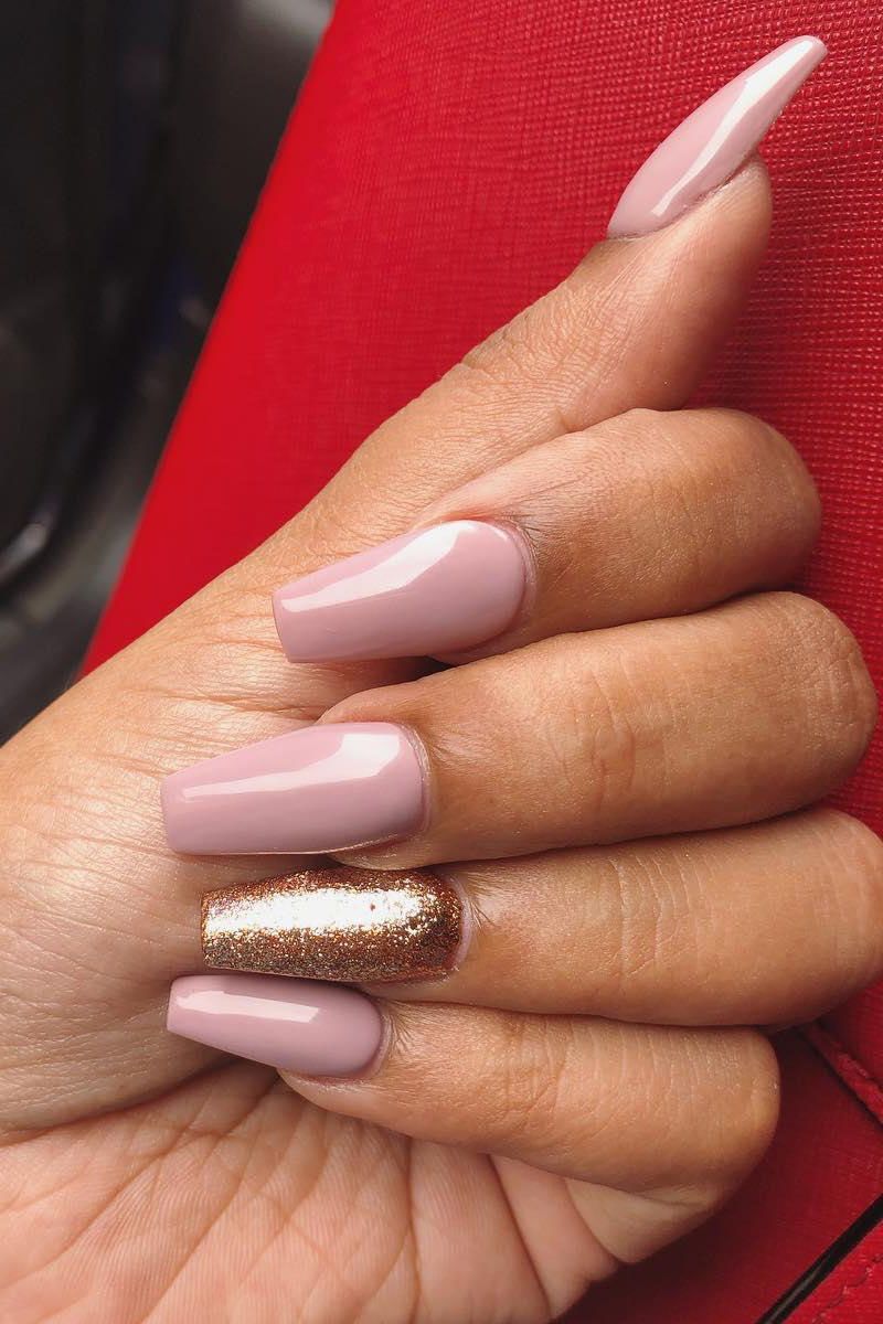 50 Classic Dusty Rose Nails to Fall In Love With