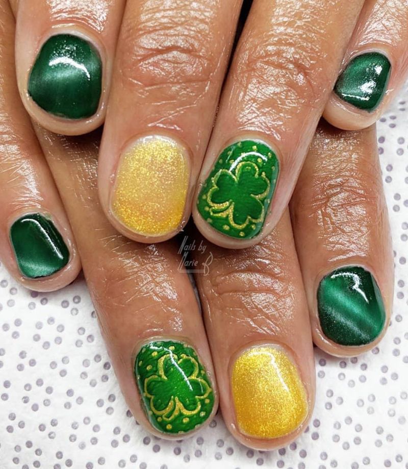 55 Pretty St. Patrick's Day Nails Make You Happy