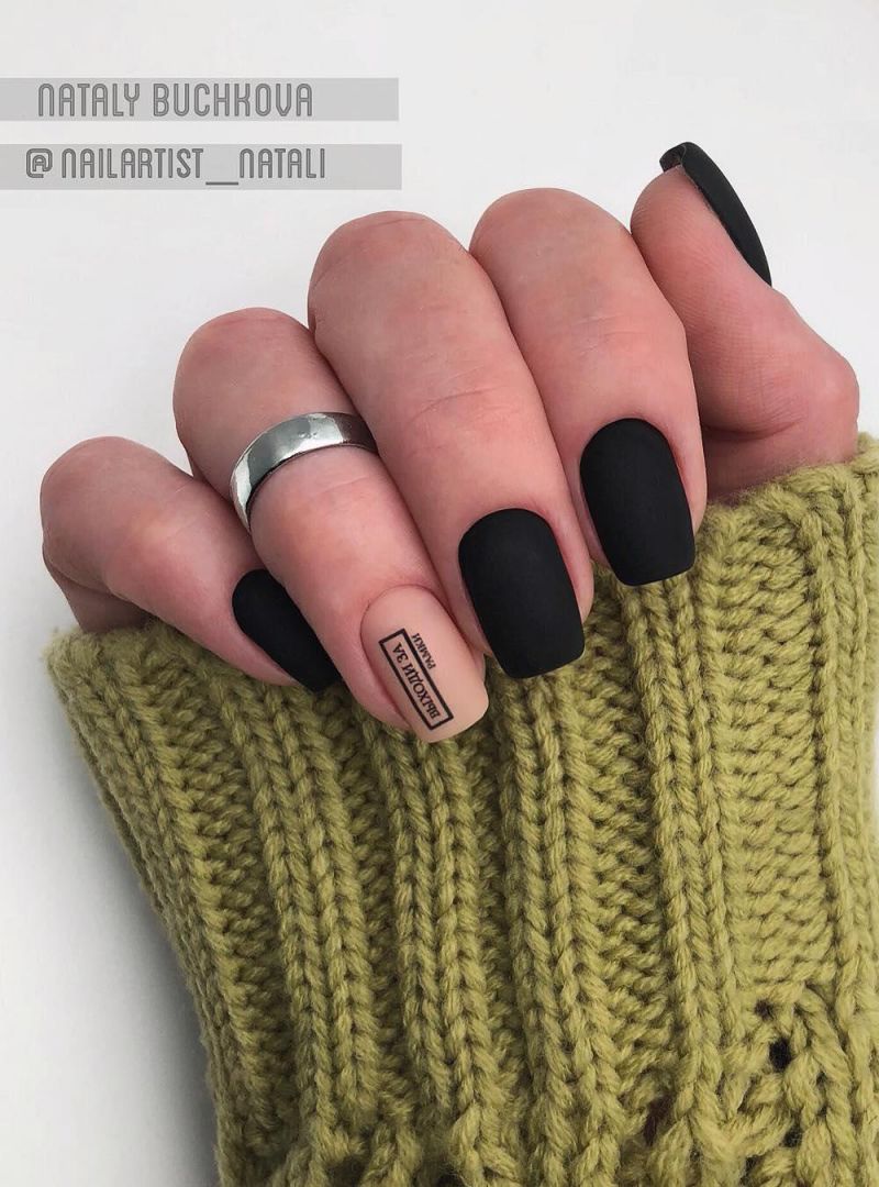 55 Gorgeous Matte Nail Art Designs for Spring You Must Try